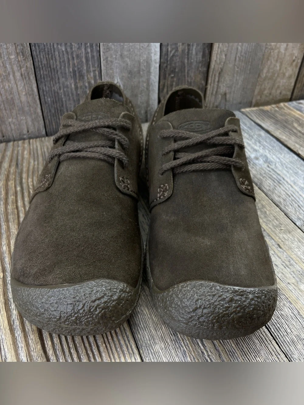 Keen Howser Mens 10.5 Suede Oxford Shoes Lace Up Casual Comfort Sneakers Hiking